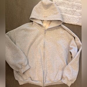 Aritzia Heather Gray Sweatfleece Hoodie